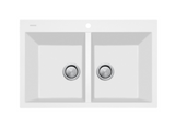 Oliveri Florence Fe-Wh1574 White Granite Kitchen Sink Sinks