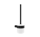Fienza 889010B Empire slim toilet brush and holder, matte black