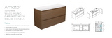 Fienza Rotondo ROT120NBW 1200mm Wall Hung Vanity