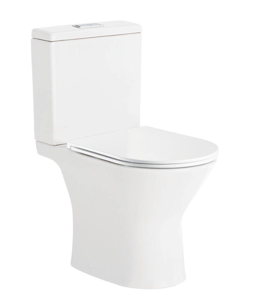 Fienza K0123A-2 Chica Close Coupled S-Trap 90-160mm Toilet, White