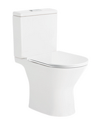 Fienza K0123A-2 Chica Close Coupled S-Trap 90-160mm Toilet, White