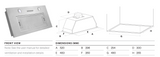 Airvolution IUM52S 52cm Replacement Undermount Range hood
