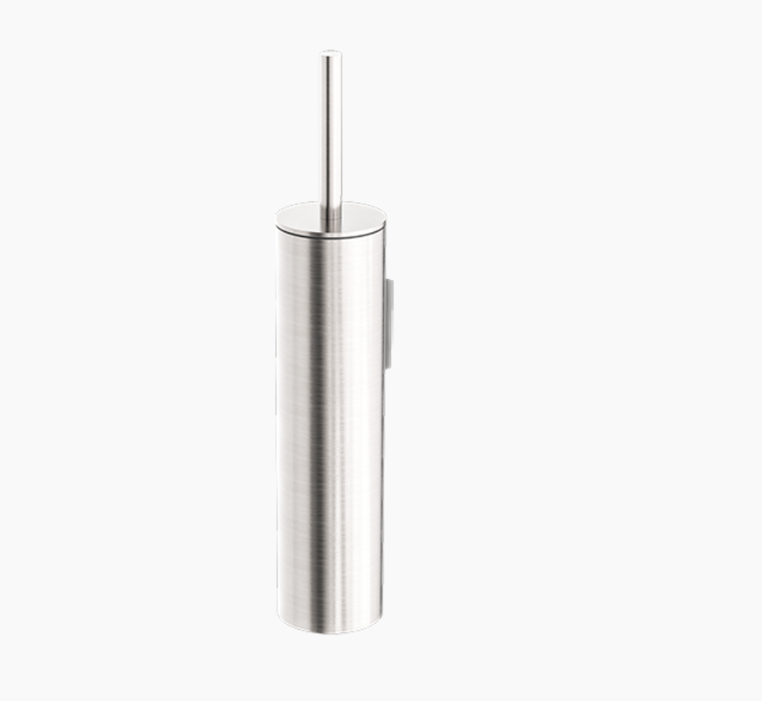 Nero NR1988BN Mecca Toilet Brush Holder - Brushed Nickel