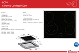 Baumatic BCT4 60cm Ceramic Cooktop