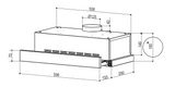 Emilia CK60FR Slide Out Rangehood 60cm Slideout Rangehood