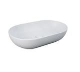 Fienza 606100MW Feeling Above Counter RAK Ceramic Oval Basin, Matte White