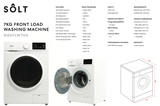 Solt GGSFLW700 7KG Front Load Washing Machine