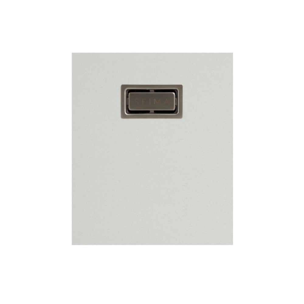 Seima 191985 Oros Sink, 3 Taphole, White, 620x500mm