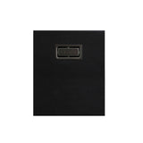 Seima 191988 Oros Sink, Abovemount, 3 Taphole, Black, 620x500mm