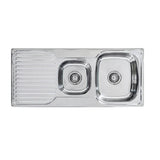 Seima 191612 Acero 980 1&3/4 Bowl Sink, Abovemount (No taphole) ,Stainless Steel, 1080x480mm