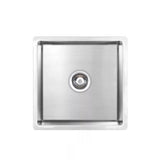 Seima 191920 Leto Sink 400 Single Bowl, Abovemount/Undermount, with Overflow, Stainless Steel,  440x440mm