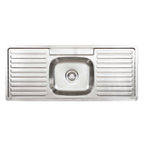 Seima 191604 Acero 012 Single Bowl Sink, Abovemount (3 tapholes), Stainless Steel, 1200x500mm