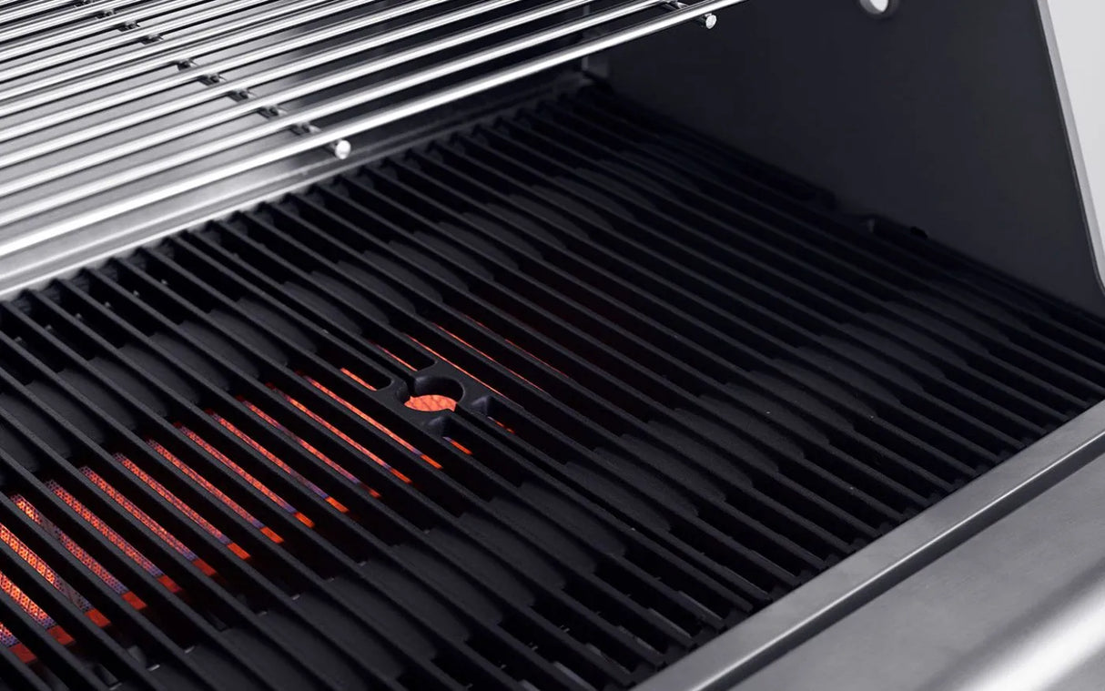 Crossray TC4K-09 Four Burner Gas BBQ Outdoor Kitchen with Double Drinks Fridge, Grey Top