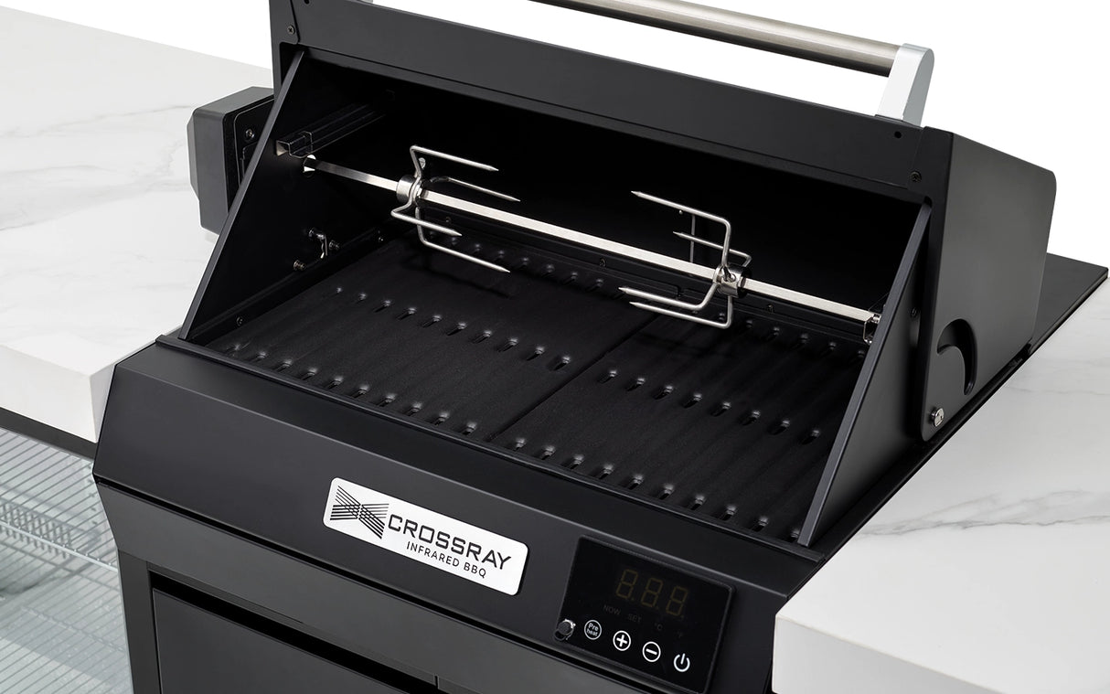 Crossray TCEK-01 eXtreme Electric Outdoor BBQ Kitchen, White Top