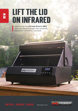Crossray TCEK-01 eXtreme Electric Outdoor BBQ Kitchen, White Top