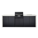Crossray TCEK-02 eXtreme Electric Outdoor BBQ Kitchen, with Sink, White Top