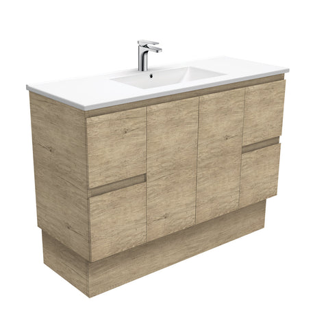 Fienza Tcl120Sk 1200Mm Dolce Edge Scandi Oak Vanity On Kickboard - Special Order Units