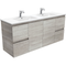 Fienza TCL150XD Dolce Edge Industrial 1500mm Vanity Wall Hung (Double Bowl) Industrial