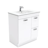 Fienza Dolce Tcl75Nkwr 750Mm White Vanity With Kicker Right Hand Drawers - Special Order Units