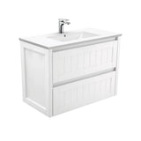 Fienza Dolce Hampton Tcl90T 900Mm White Wall Hung Vanity Unit - Special Order Units