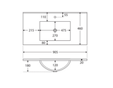 Fienza Dolce Hampton Tcl90T 900Mm White Wall Hung Vanity Unit - Special Order Units