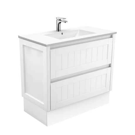 Fienza Dolce 900Mm Tcl90Tk Hampton White Vanity Unit On Kickboard - Special Order Units