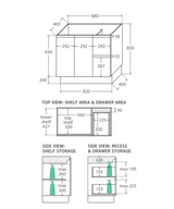 Fienza Dolce Tcl90Zkr 900Mm Fingerpull Matte White Vanity With Kickboard Right Drawers - Special