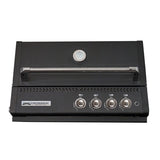 Crossray TCX4FL-B XPlor 4 Burner Gas Inbuilt BBQ, Black Finish