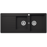 Abey TD200BR Schock Typos 1 & 3/4 Bowl with Drainer - Special Order