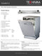 Bellissimo B-TDX4INT-5 45cm Integrated Dishwasher