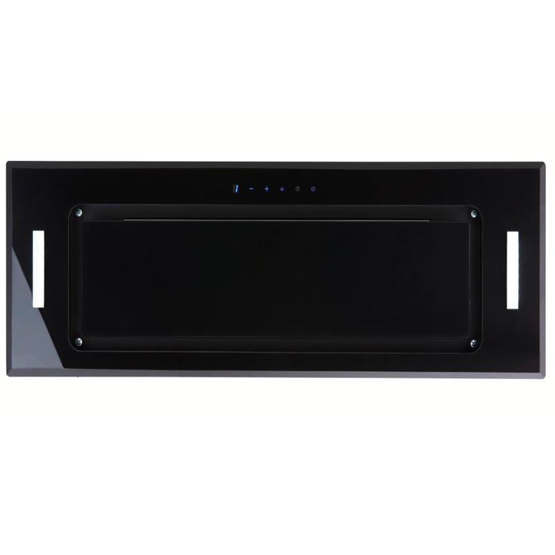 Technika Tgu90Bk 90Cm Black Glass Undermount Rangehood Rangehoods