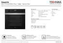 Technika TO605TX 60cm 5 Function Built-In Oven - Clearance Discount