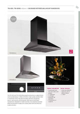 Schweigen TRI-600 90cm Non Silent Wall Mount Rangehood, 1080m3/hr, Stainless Steel