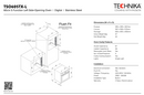 Technika TSO605TX-L 60cm Electric Side Opening Black Glass Oven