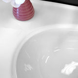 Fienza ROT75WAKL Rotondo Edge Walnut 750 Vanity on Kickboard, Left Drawers
