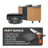 Everdure Kiln 2 LPG Pizza Oven and Preparation Table Party Bundle