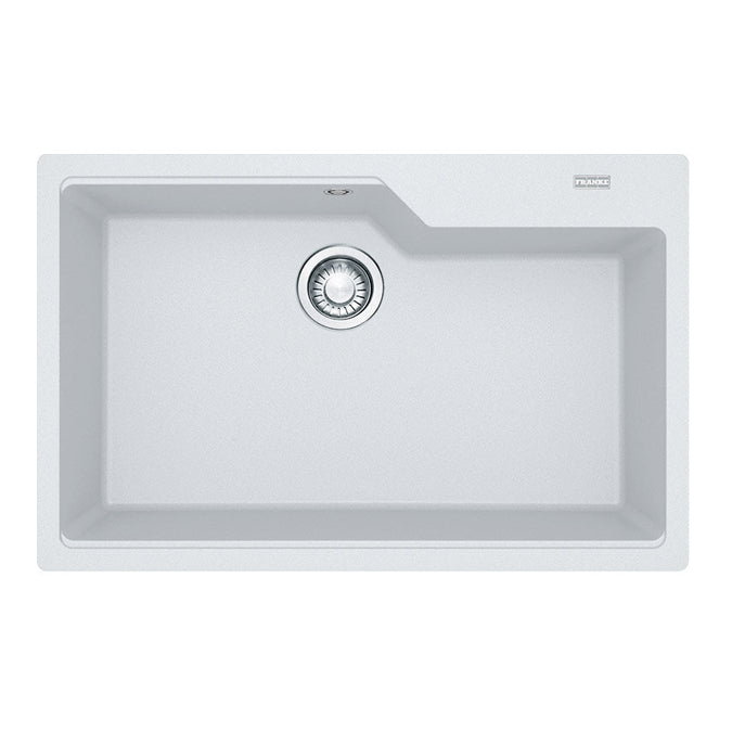 Franke UBG610-78PW Urban Fragranite 780mm Single Bowl Topmount Sink, Polar White