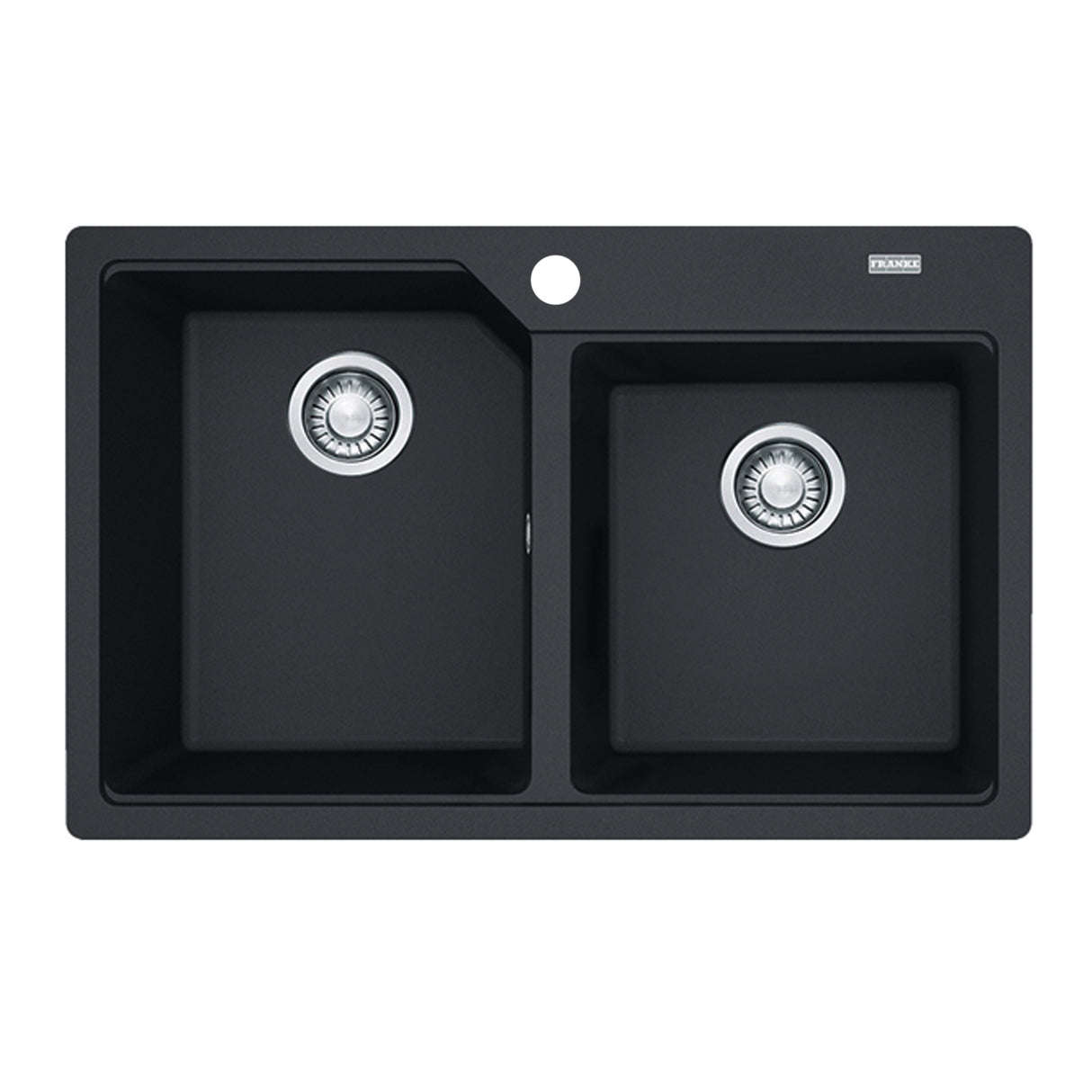 Franke Urban 1 and 3/4 Bowl Topmount Sink Onyx, UBG620-78ON