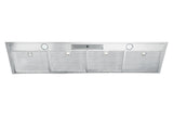 Schweigen UM1170-12SINL 120cm Silent Inline Motor Undermount Rangehood, 1600m3/hr, Stainless Steel