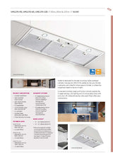 Schweigen UM1170-6SINL 60cm Silent Inline Motor Undermount Rangehood, 1600m3/hr, Stainless Steel