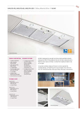Schweigen UM1170-9ST 90cm Silent Undermount Rangehood, 900m3/hr, Stainless Steel