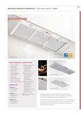 Schweigen UM1390-12SP 120cm Silent Undermount Rangehood Silent, 1600m3/hr, Stainless Steel