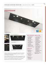 Schweigen UM1390-9BST 90cm Silent Undermount Rangehood, 900m3/hr, Matte Black