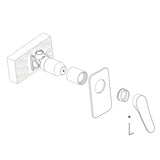 Oliveri Verona Wall Mixer, Classic Gold, VA303503CG