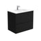 Fienza VAN75BXF Vanessa Amato 750 Satin Black Wall-Hung Vanity