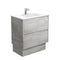 Fienza VAN75BXK Vanessa Amato 750 Industrial Vanity On Kickboard