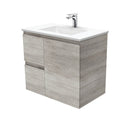 Fienza VAN75XL Vanessa Fingerpull Edge Industrial 750 Wall-Hung Vanity, Left Drawers