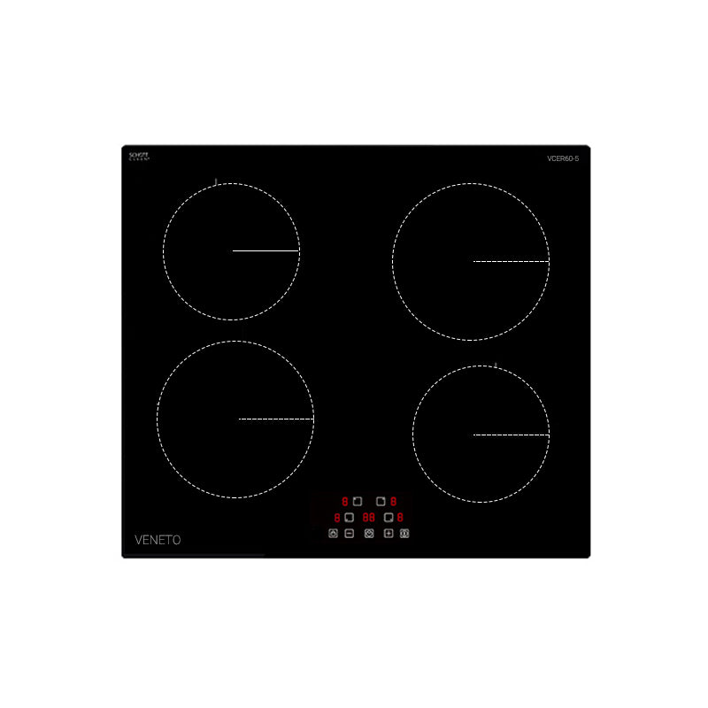 Veneto Vcer60-5 4 Burner Ceramic Electric Cooktop
