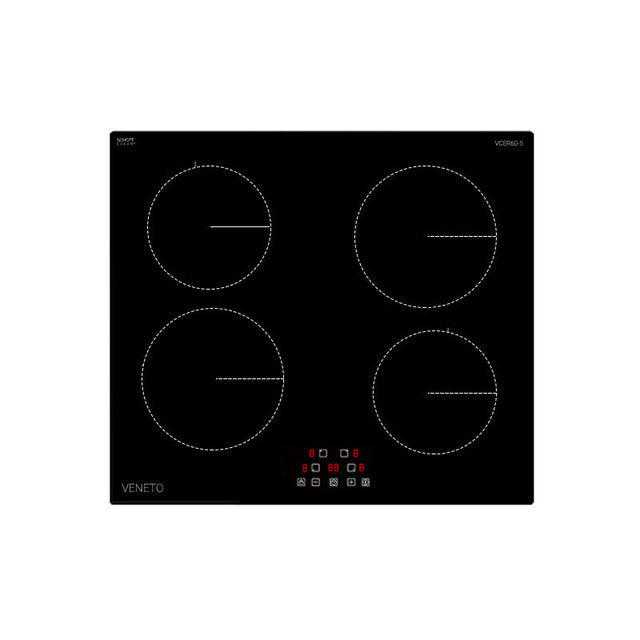 Veneto Vcer60-5 4 Burner Ceramic Electric Cooktop