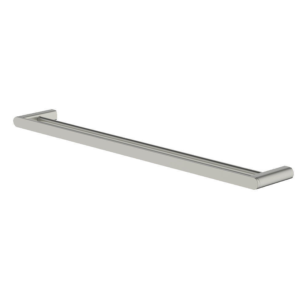 Abey Vela Double Towel Rail 760mm, Brushed Nickel, VDTR-BN
